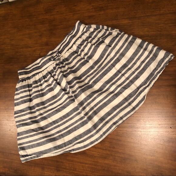 Gap Striped Linen Blend Mini Skirt - Picture 1 of 5